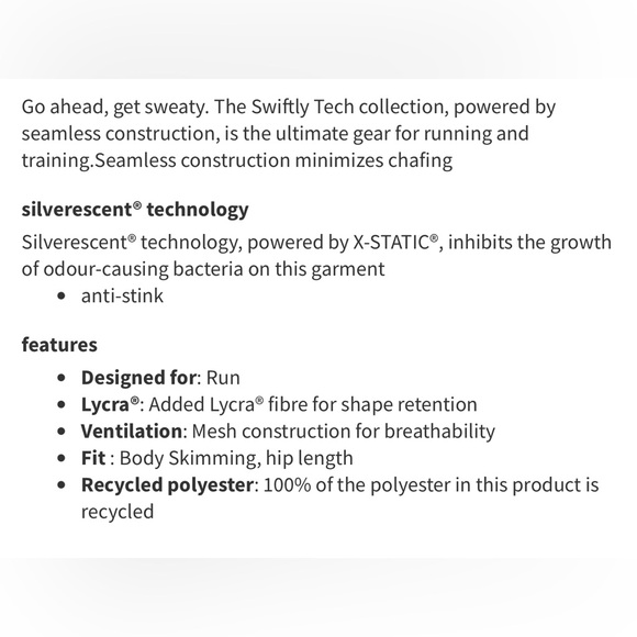 Lululemon Swiftly Tech Racerback Tank Top 2.0 | Blue Chill | Size 4 | NWT - Picture 7 of 7